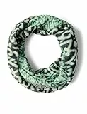 STREET ONE Damen A572765 Gemusterter Loop Schal, Tendril Green, A