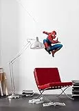 Spider-Man Wandtattoo von Komar - Größe 50 x 70 cm - Wandsticker, Aufkleber, Wandaufkleber, Kinderzimmer, Spiderman, Marvel