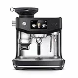 Sage - The Oracle Jet - Siebträgermaschine, Espressomaschine mit integriertem Mahlwerk - Manueller & automatischer Milchaufschäumer - 1600W - 14 Voreinstellungen, inkl. Knock Box - Schwarzer Trüffel