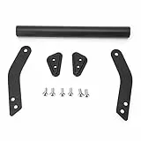 Aramox navi Halterung Motorrad Telefonhalter, Kohlenstoffstahl Material GPS Navigationshalterung Motorrad Telefonhalter Stand Modifikation zubehör Passend für 650 KLE 650 15-19 navi