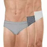 Eminence Herren-Slips mit niedriger Taille im 3er-Set- 100% gekämmter Baumwolljersey- gefütterte Vorderseiten- Oeko-TEX Standard 100 Label- hervorragender Halt, toller Komfort