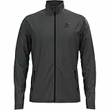 Odlo Fleecejacke Herren Roy I Midlayer I Langarm Wandershirt Langarm Wandershirt mit Reißverschluss I Herren