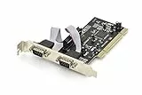 DIGITUS IO-Karte - PCI - Serielle Schnittstellen-Karte - 2-Port DSUB-9 - Chipsatz MCS9865