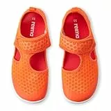 Reima - Rantaan Barfuß Sandalen für Kinder - Leichte, atmungsaktive Kinder Sandalen mit flexibler Sohle, viel Platz für die Zehen, Klettverschluss, herausnehmbare Einlegesohlen - Red Orange, 33