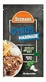Ostmann Gewürze – Gyros Marinade, flüssige Grillmarinade für Rind- & Schweinefleisch, Gewürzmischung für 500 g Fleisch, ideal zum Grillen & Verfeinern von Speisen, 60 ml, 1 Stück (1er Pack)