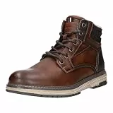 Tom Tailor Herren 1580010001 Stiefelette, Cognac, 42 EU