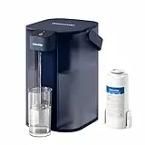 Waterdrop Sofortiger Elektrischer Wasserfilter Kanne, 3.5L 3 Monate Wasserfilter Outdoor Trinkwasser System, Reduziert Chlor, Blei, Quecksilber, PFAS, PFOA/PFOS, Blau (Reduziert TDS Nicht)
