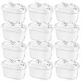 isinlive 12 Pack Wasserfilter für Brita Wasserfilterkartuschen Kompatibel mit Brita Maxtra+, für Style, Mavea Elemaris XL Wassertank