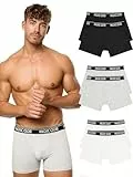 Indicode Herren INMilano 6er Pack Boxershorts | Unterwäsche Boxer Shorts Unterhosen Ecru Mix, M
