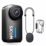 SJCAM C110+ – 4K-POV-Mini-Actionkamera, 170°-Ultraweitwinkel, 6-Achsen-Stabilisierung, wasserdicht, tragbare Reisekamera, ideal für Vlogging