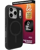 ZAGG Sedona Snap Case für iPhone 17 Pro – Flood Black, Fallschutz (13ft/4m), Graphenverstärkter mehrschichtiger Schutz, MagSafe Handyhülle mit stoßdämpfenden Stoßfängern, schlank & leicht