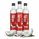 BRAINEFFECT MCT-Öl C8 BUNDLE (3 * 500ml) - Bildet 300% mehr Ketone als andere MCT-Öle (100% C8) - Ketogene Ernährung - Reiner Extrakt aus Kokosnussöl - Ideal für ketogene Diät & Bulletproof Coffee