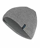 JAKO Unisex Strickmütze, Grau-Meliert, L-XL