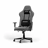 DXRacer Prince L Grau Stoff das Orginal Gaming Stuhl, Schreibtischstuhl, Bürostuhle, Office Chair, Drehstuhl für PC Gamer