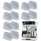 12er Wasserfilter Einsätze für Ninja Luxe Cafe, Aktivkohlefilter Kohlefilter für Ninja Kaffeemaschine, Premium Wasserfilter, Ersatz Wasserfiltereinsätze für ES601 655 701 und Kaffeemaschinen