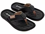 RIDER DUNAS VII AD - Flip Flop für Herren - bequem - rutschfest, BROWN/BLACK, 43