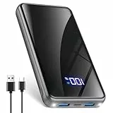 Power Bank,20000mAh Powerbank Schnellladefunktion 22,5W USB-C PD3.0 & QC4.0 Tragbarer Externer HandyAkkus mit LED Display,Kompatibel mit iPhone 16 Pro Max 15 14 Galaxy S25 Edge,für Reisen, Camping
