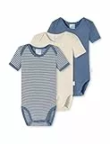 Schiesser Baby-Jungen 3 Pack Bodies Kurzarm-Natural Love-Größe 56 bis 104 Kleinkind Unterwäsche-Satz, Sortiert 3_182553, 80