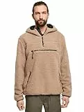 Brandit Teddyfleece Worker Pullover, Farbe: Camel, Größe: M