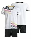 besbomig Fussball Trikot Kinder, Schnelltrocknendes Fußballbekleidung Jungen-Trikot Team Ausbildung Wettbewerb Sportbekleidung für Fußball, Basketball, Laufen