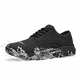 ZIGSAM Kochschuhe Herren rutschfeste Küchen Arbeitsschuhe Wasserfeste Koch Schuhe Männer Laufsohle Non-Slip OHNE-Stahlkappe Leicht Bequeme,39EU