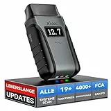 XTOOL A30D OBD2 Diagnosegerät BT, Wireless Diagnosegerät Auto mit 19+ Resets, Bidirektionale/Aktiver Test, Alle Systeme für Android/iOS, Öl/ABS/SAS/BMS/DPF Reset, Lebenslange Update, Standard Englisch