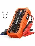 AstroAI S8 Pro Starthilfe Powerbank, 3000A starthilfe für bis zu 9 L Benzin & 7 L Diesel, 12 V Tragbare starthilfe powerbank für pkw mit 3 Modi-Taschenlampe und Starthilfekabeln, Orange