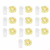Diealles Shine Lichterkette Batterie, 10x2M 20 LED LichterketteBatterie mit Fernbedienung, Wasserdicht Lichterkette Draht für Innen Außen Party Hochzeit Weihnachten Deko