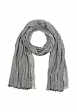 camel active Herren Schal aus reiner Baumwolle Navyblau, menswear-OS