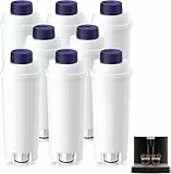 ARETHONE Wasserfilter für Delonghi Kaffeevollautomaten, Ersatz für De'Longhi Wasserfilter DLSC002, Kompatibel mit De'Longhi Magnifica S, Dinamica, Eletta Explorer und ECAM-Serie 8 Stück (1er Pack)