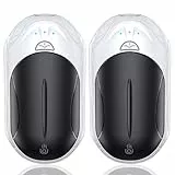 Handwärmer Elektrisch 2 Pack, OUTJUT Handwärmer Wiederaufladbar 6000mAh Tragbare Taschenwärmer USB Hand Warmers 3 Heizmodi Schnelles Aufheizen, Outdoor Sport, Golf, Camping im Winter