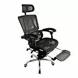Future Warrior Ergonomischer Bürostuhl, Lendenwirbelstütze, höhenverstellbarer Chefsessel, Drehstuhl, Netzstuhl