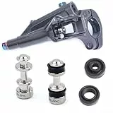Shimano-kompatibler Bremssattelkolben aus Legierung – Fahrradbremskolben für XT M785, für XT M800 & für SLX M7000 Mountainbike-Bremssysteme, Schwarz (Gummiband)