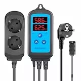 Inkbird IHC-200 Feuchtigkeitsregler 220V Play und Plug Hygrostat,Luftbefeuchter Luftentfeuchter für Pilz Gewächshaus Terrarium