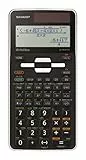 Sharp EL-W531 TG-WH Wissenschaftlicher Schulrechner (4-zeilige Anzeige, WriteView, D.A.L.-Eingabe, Solar- und Batteriebetrieb) Schwarz-Weiß