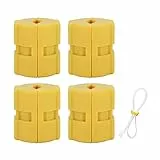 Fydun Fuel Saver Universal Magnetischer Kraftstoff Benzinsparer Fahrzeug Energiesparer Auto Hilfswerkzeug(Vier verkauft)