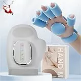 Handmassagegerät Elektrisch mit Wärme und Kompression, 3 Massagemodi, 3 Temperaturregelungsoptionen, 5 Kompressionsmodi, Kabelloses Tragbares Finger Massagegerät, Handmassage Kann Taube Finger Lindern