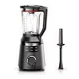 Bosch Highspeed-Standmixer, Smoothie Maker, 45.000 U/min, 6 Programme (inkl heiße Suppe & Reinigung), 2 L Mixbehälter, spülmaschinenfeste Teile, Made in Europe, 1800W, VitaPower Serie 6 MMBD665B1