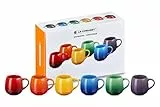 LE CREUSET Steingut-Regenbogen-Set mit 6 Tassen