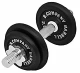 Guss Kurzhantel-Set 10Kg (1 x Kurzhantelstange 35cm, 2x1,25 und 2x2,5Kg Hantelscheiben) Hantelset Hanteln Gewichte