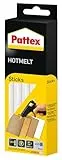 Pattex Hotmelt Sticks, Klebesticks für die Heißklebepistole, mit extrem hoher Transparenz, Heißkleber Stäbe zum Basteln, Dekorieren und Reparieren, 10 Stück, Transparent, 200 g