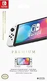 HORI Premium Blendschutz-Bildschirmfolie - blendungsreduzierende Schutzfolie für Nintendo Switch OLED-Modell - Offiziell Lizenziert von Nintendo
