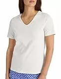 CALIDA Favourites T-Shirt mit V-Neck Damen, Bio-Baumwolle, pflegeleicht, atmungsaktiv, lockerer Schnitt