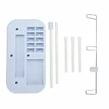 FTVOGUE Fadenständer 3 Spulen Halter für Stick- und Nähmaschinen verstellbar 3-Kegel Stickgarn Spulenhalter Ständer Nähmaschine Zubehör
