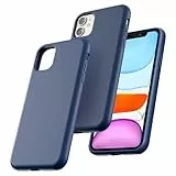 TOCOL für iPhone 11 Hülle Silikon, Stoßfest Anti-Rutsch Anti-Fingerabdruck Kratzfest Handyhülle für iPhone 11 Case, Blau