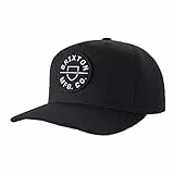 Brixton Herren Crest C Mp Snbk Baseballkappe