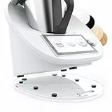 Siegvoll Gleitbrett für Thermomix TM6 TM5 Gleiter müheloses Verschieben Rollbrett aus Acryl - Transparent