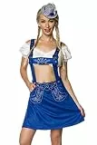 Dirndline Damen 70029 Hose, Blau, XS