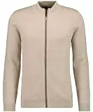 RAGMAN Herren Cardigan mit Stehkragen, Baumwolle/Kaschmir Beige-082, M