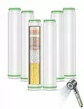 MEKO 6er Pack Filter NUR für Handbrause mit ASIN B0CGHXYM1Y von MEKO, 15 Schichten Ersatzfilter für hartes Wasser Reinigen und Entfernen von Chlor und schädliche Substanzen
